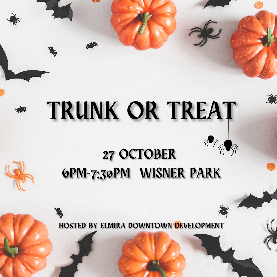 Trunk or Treat October 27 6-7:30pm Wisner Park
